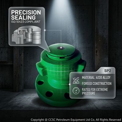 Valvola di controllo ad alta pressione di tipo Flapper API 6A 15000psi Corpo forgiato Disegno di accesso interno per la perforazione